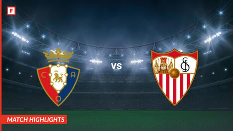 Osasuna - Sevilla gol e momenti salienti