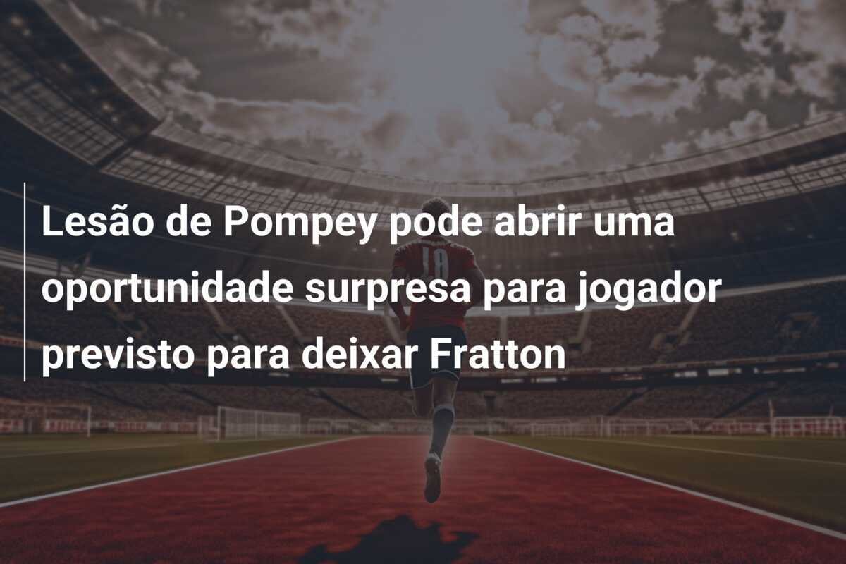 Lesão de Pompey pode abrir uma oportunidade surpresa para jogador previsto para deixar Fratton