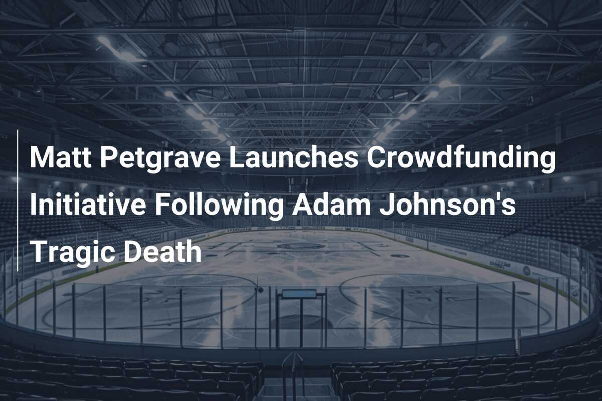 Matt Petgrave Launches Crowdfunding Initiative Following Adam Johnson's ...