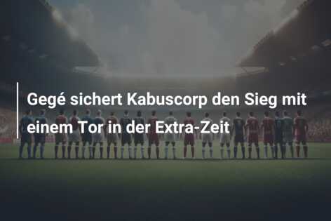 Gegé sichert Kabuscorp den Sieg mit einem Tor in der Extra-Zeit