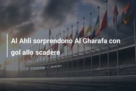 Al Ahli sorprendono Al Gharafa con gol allo scadere