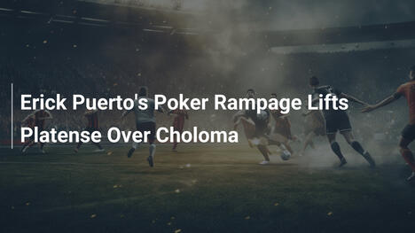 La pokerata di Erick Puerto fa volare Platense