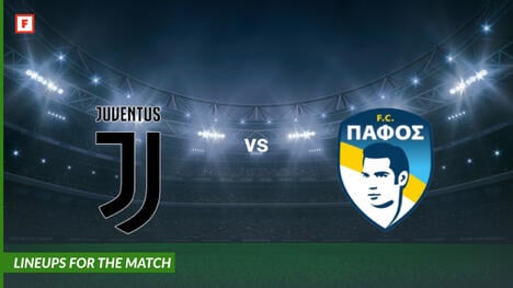 ยูเวนตุส ปะทะ Pafos: รายชื่อผู้เล่นสำหรับการแข่งขัน