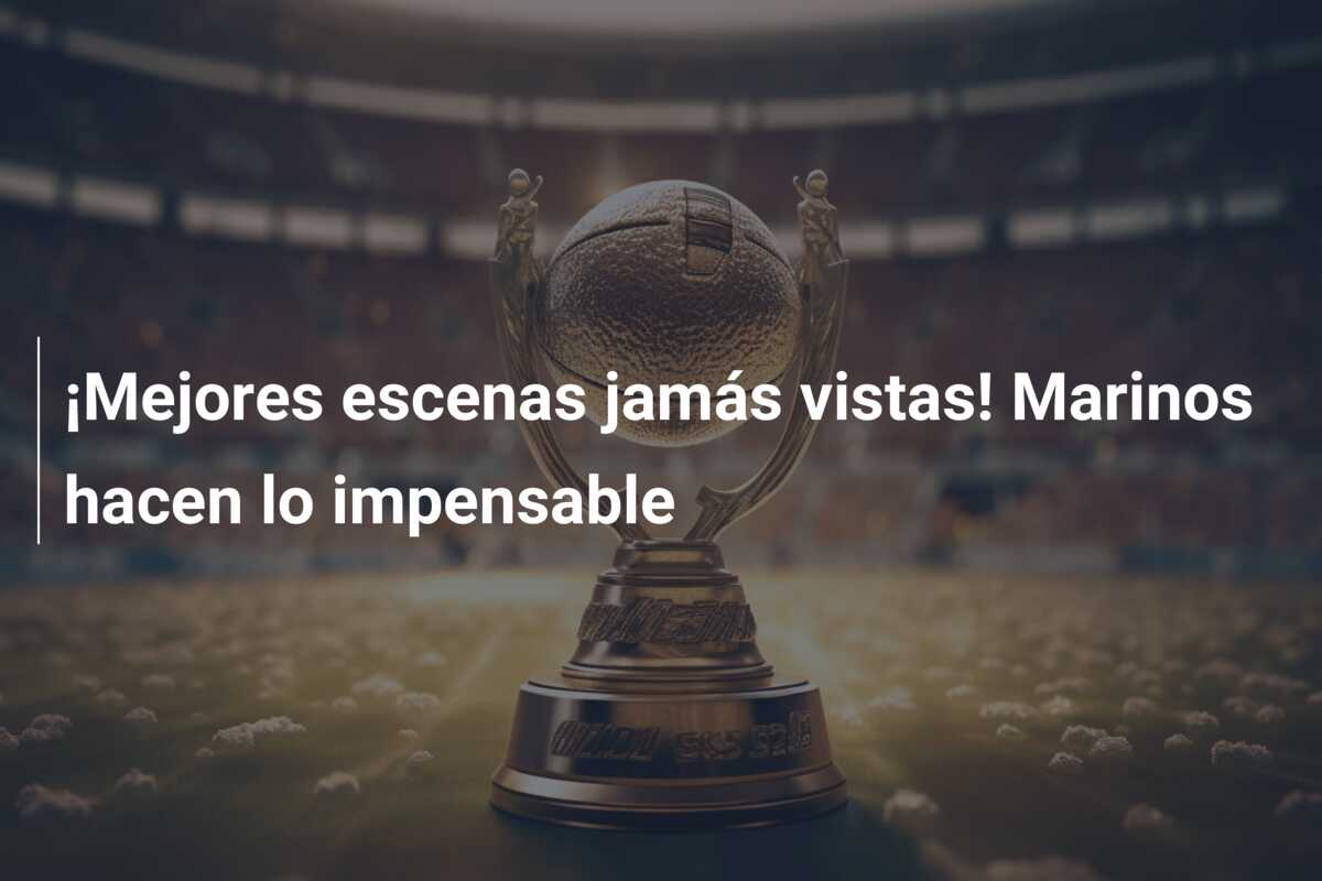 ¡Mejores escenas jamás vistas! Marinos hacen lo impensable