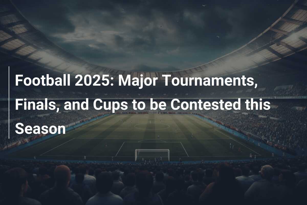 Fußball 2025 Großturniere, Finals und Pokale in dieser Saison