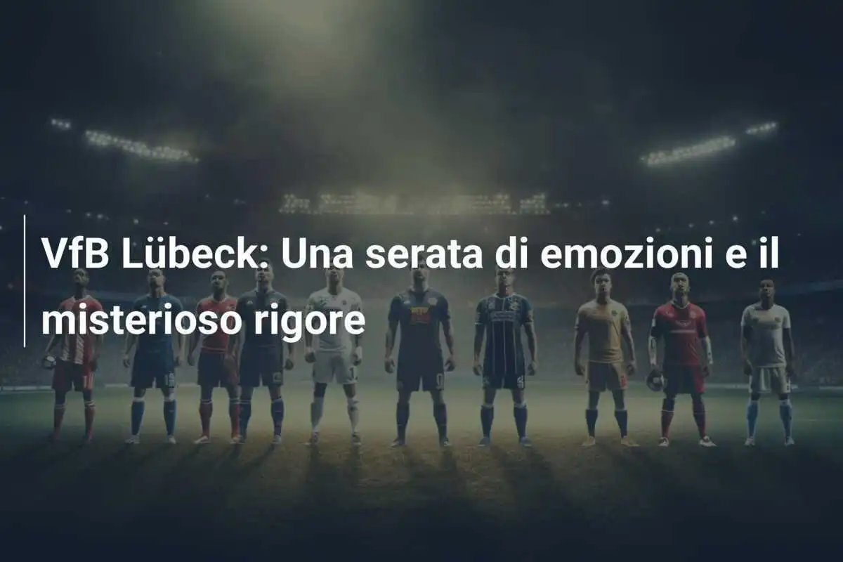 VfB Lübeck: Una serata di emozioni e il misterioso rigore