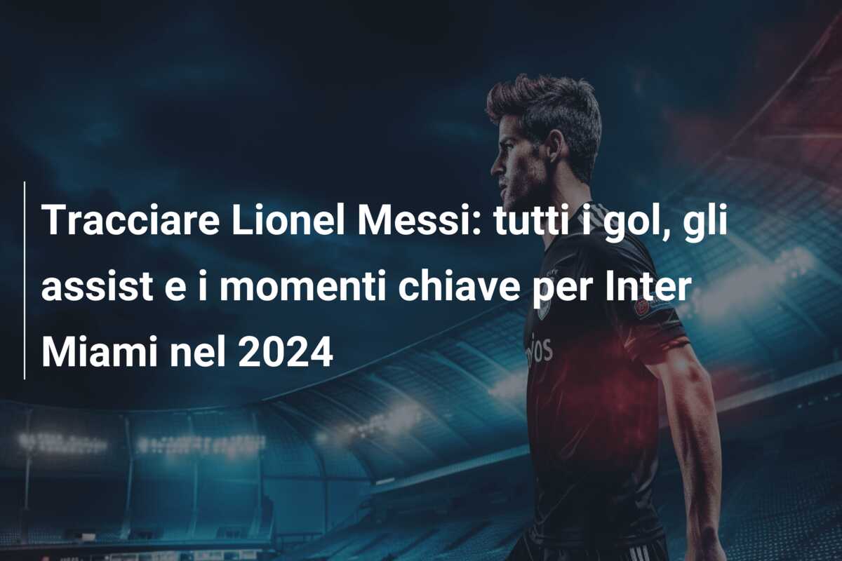 Tracciare Lionel Messi: tutti i gol, gli assist e i momenti chiave per Inter Miami nel 2024