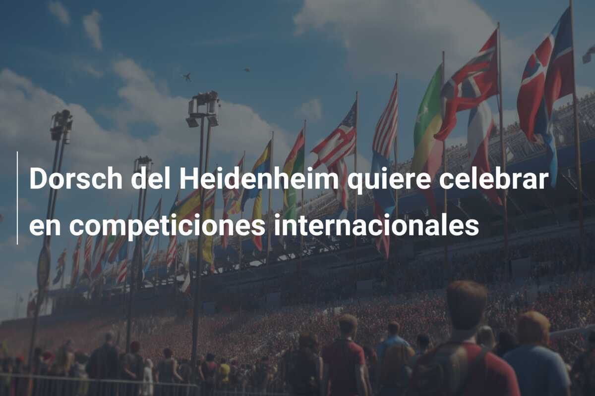 Dorsch del Heidenheim quiere celebrar en competiciones internacionales