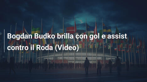 Bogdan Budko brilla con gol e assist contro il Roda (Video)